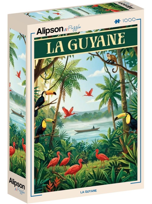 Puzzle 1000 pièces La Guyane - Fabriqué en France - Kiabi