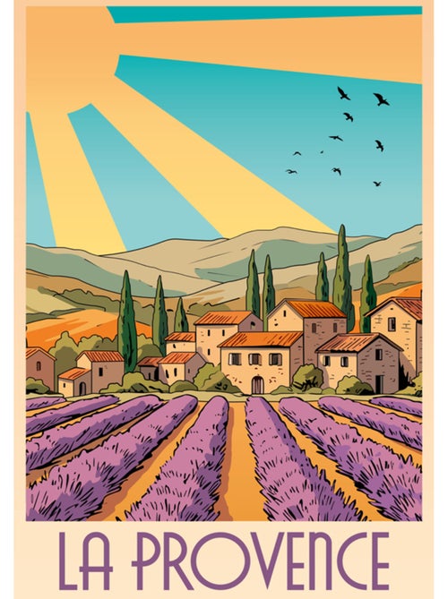 Puzzle 1000 pièces La Provence - Fabriqué en France - Kiabi