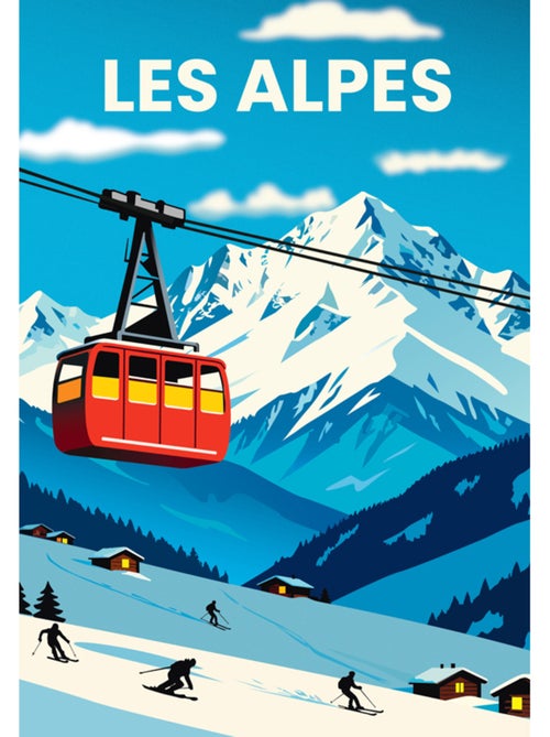 Puzzle 1000 pièces Les Alpes - Fabriqué en France - Kiabi