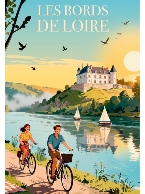 Puzzle 1000 Pièces Les Bords de Loire - Fabriqué en France - Kiabi