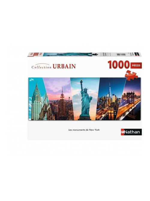 Puzzle 1000 Pièces : Les Monuments De New York - Nathan - Kiabi
