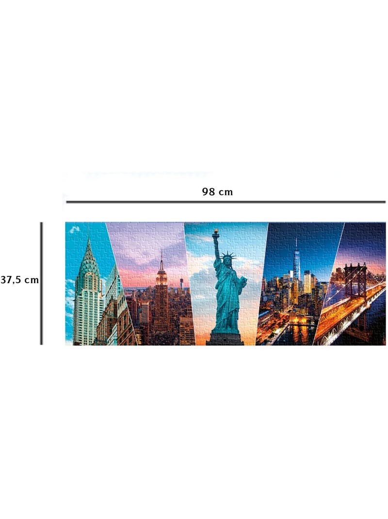 Puzzle 1000 Pièces : Les Monuments De New York - Nathan N/A - Kiabi