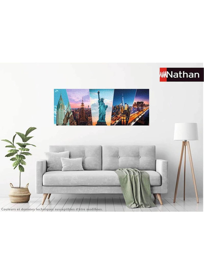 Puzzle 1000 Pièces : Les Monuments De New York - Nathan N/A - Kiabi