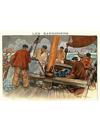 Puzzle 1000 Pièces Les sardiniers - Fabriqué en France