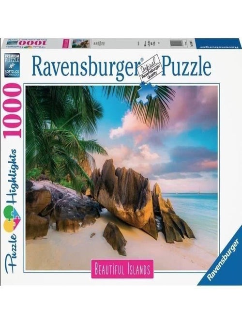 Puzzle 1000 pièces Les Seychelles - Ravensburger - - Ravensburger - Kiabi