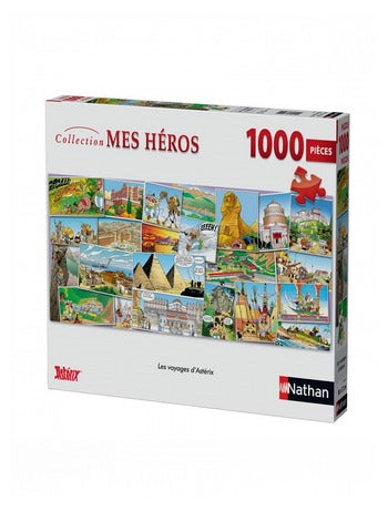 Puzzle 1000 Pièces : Les Voyages D'astérix - Nathan