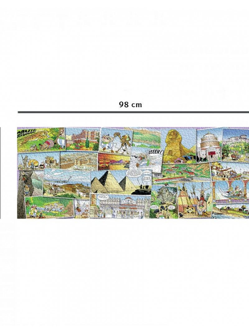 Puzzle 1000 Pièces : Les Voyages D'astérix - Nathan N/A - Kiabi