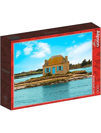 Puzzle 1000 pièces Maison saint Cado - Fabriqué en France