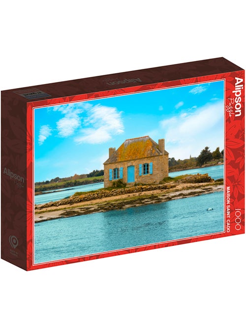 Puzzle 1000 pièces Maison saint Cado - Fabriqué en France - Kiabi
