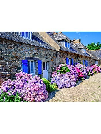 Puzzle 1000 Pièces Maison Traditionnelle Bretagne - Fabriqué en France