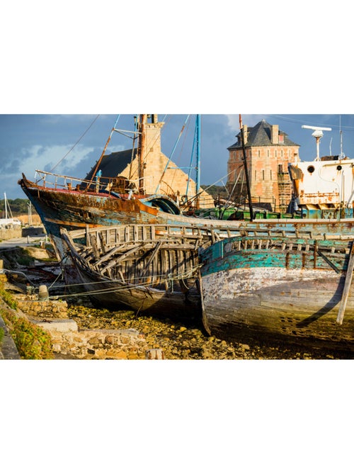 Puzzle 1000 Pièces Pièces Bateaux Port Bretagne - Fabriqué en France - Kiabi