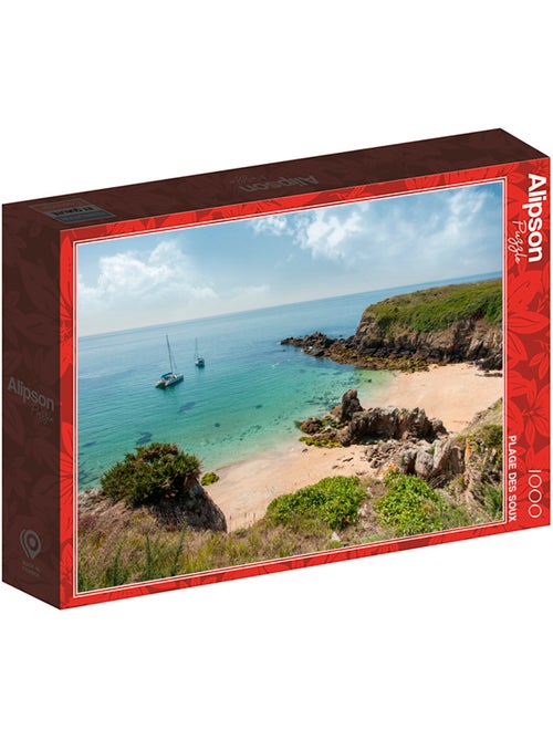 Puzzle 1000 pièces Plage des Soux - Fabriqué en France - Kiabi