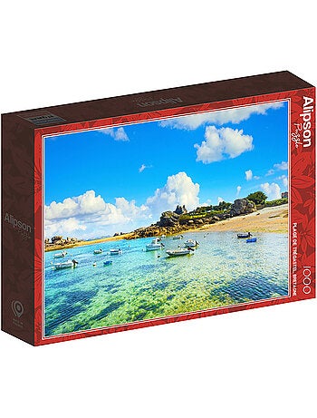 Puzzle 1000 Pièces Plage Tregastel - Fabriqué en France