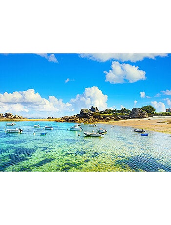 Puzzle 1000 Pièces Plage Tregastel - Fabriqué en France