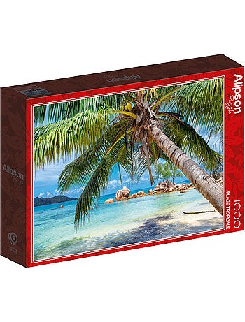 Puzzle 1000 Pièces Plage Tropicale - Fabriqué en France