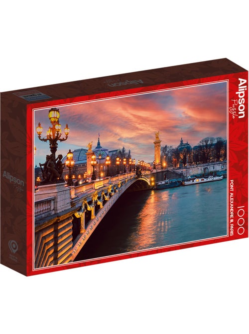 Puzzle 1000 Pièces Pont Alexandre III - Fabriqué en France - Kiabi