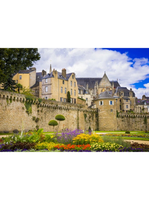 Puzzle 1000 Pièces Remparts de Vannes - Fabriqué en France - Kiabi