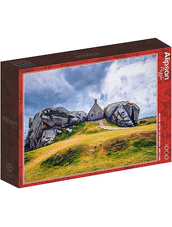 Puzzle 1000 Pièces Rochers Bretagne - Fabriqué en France