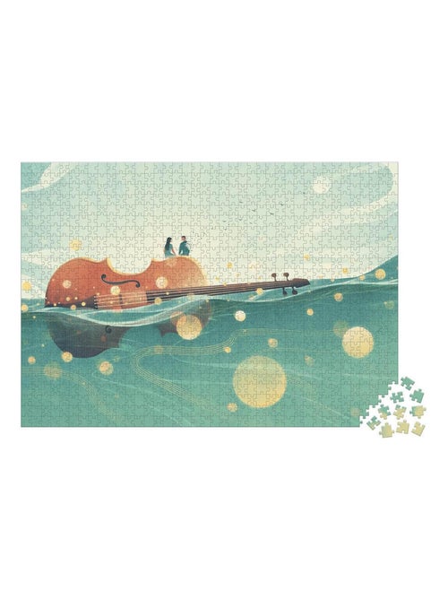 Puzzle 1000 pièces : Romance En Mer - Kiabi