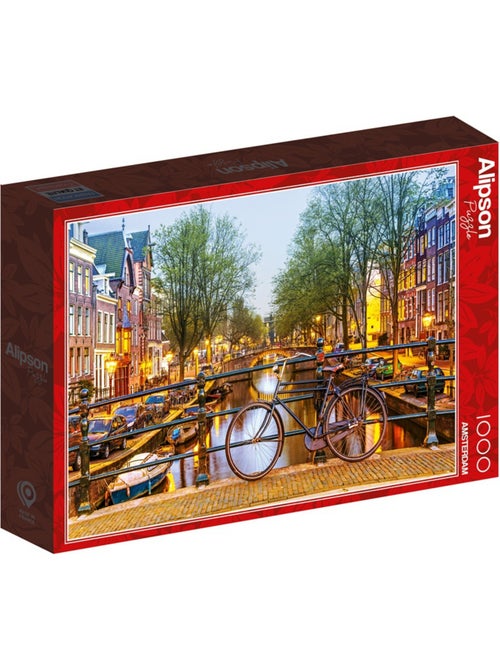 Puzzle 1000 Pièces Rue Amsterdam - Fabriqué en France - Kiabi