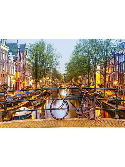Puzzle 1000 Pièces Rue Amsterdam - Fabriqué en France - Kiabi