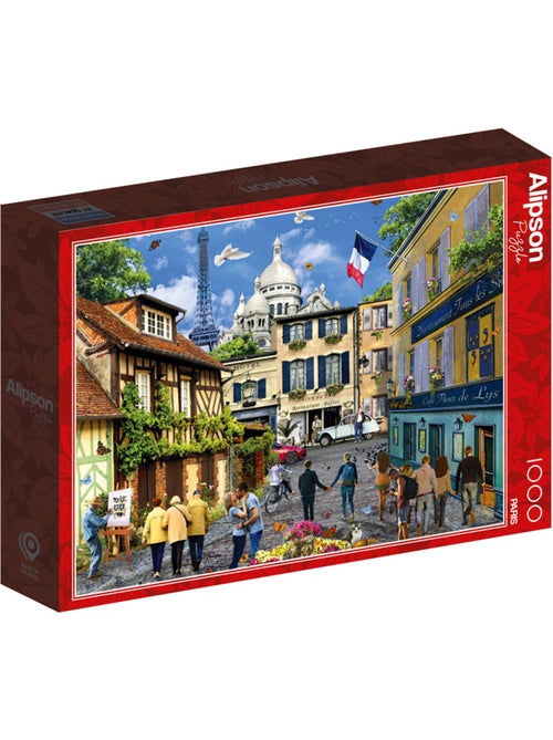 Puzzle 1000 Pièces Rue De Paris - Fabriqué en France - Kiabi