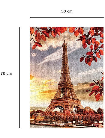 Puzzle 1000 Pièces : Tour Eiffel En Automne - Nathan