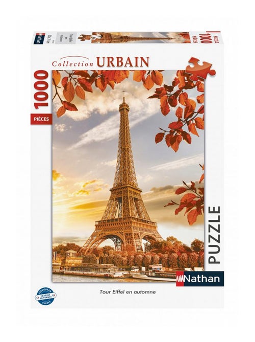 Puzzle 1000 Pièces : Tour Eiffel En Automne - Nathan - Kiabi