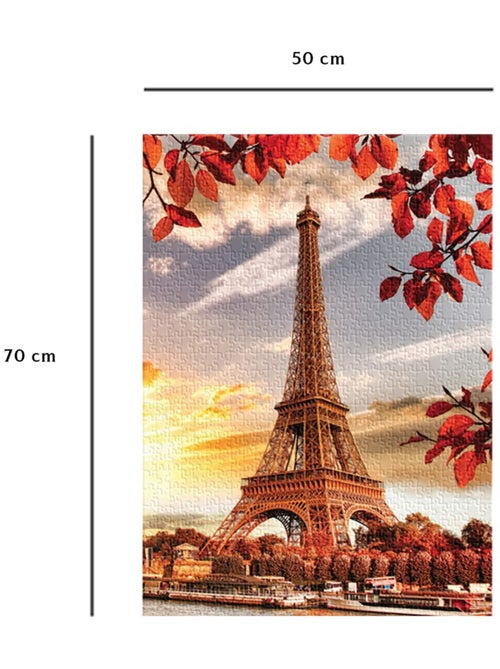 Puzzle 1000 Pièces : Tour Eiffel En Automne - Nathan - Kiabi