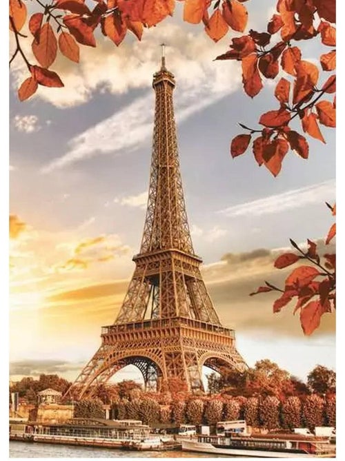 Puzzle 1000 Pièces : Tour Eiffel En Automne - Nathan - Kiabi