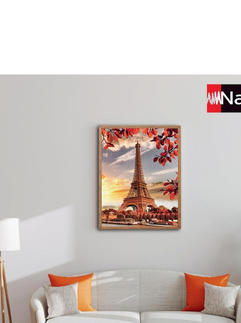 Puzzle 1000 Pièces : Tour Eiffel En Automne - Nathan N/A - Kiabi