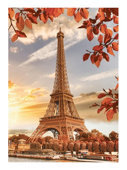 Puzzle 1000 Pièces : Tour Eiffel En Automne - Nathan - Kiabi