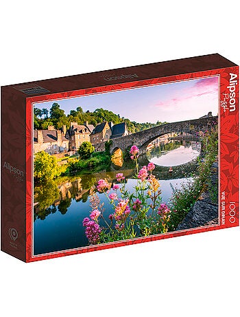 Puzzle 1000 pièces Vue sur Dinan - Fabriqué en France
