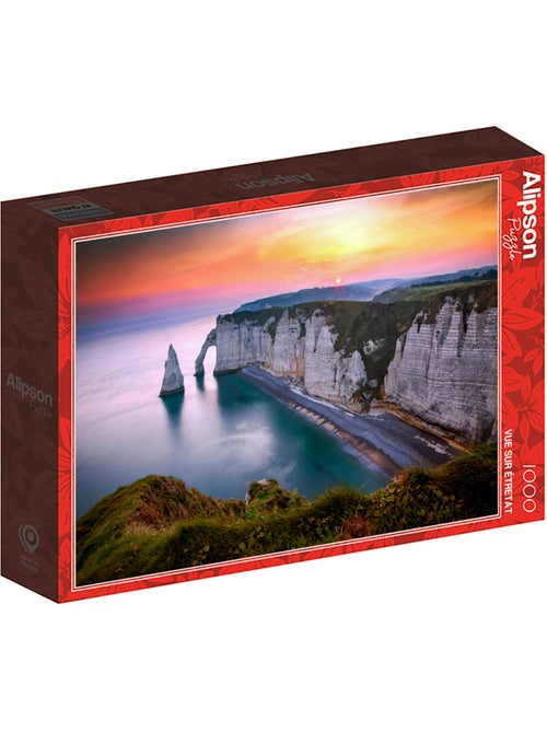 Puzzle 1000 pièces Vue sur Etretat - Fabriqué en France - Kiabi