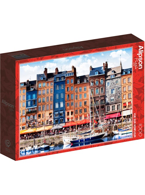 Puzzle 1000 pièces Vue sur Honfleur - Fabriqué en France - Kiabi