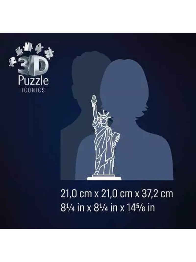 Puzzle 108 Pièces 3D Statue de la Liberté N/A - Kiabi