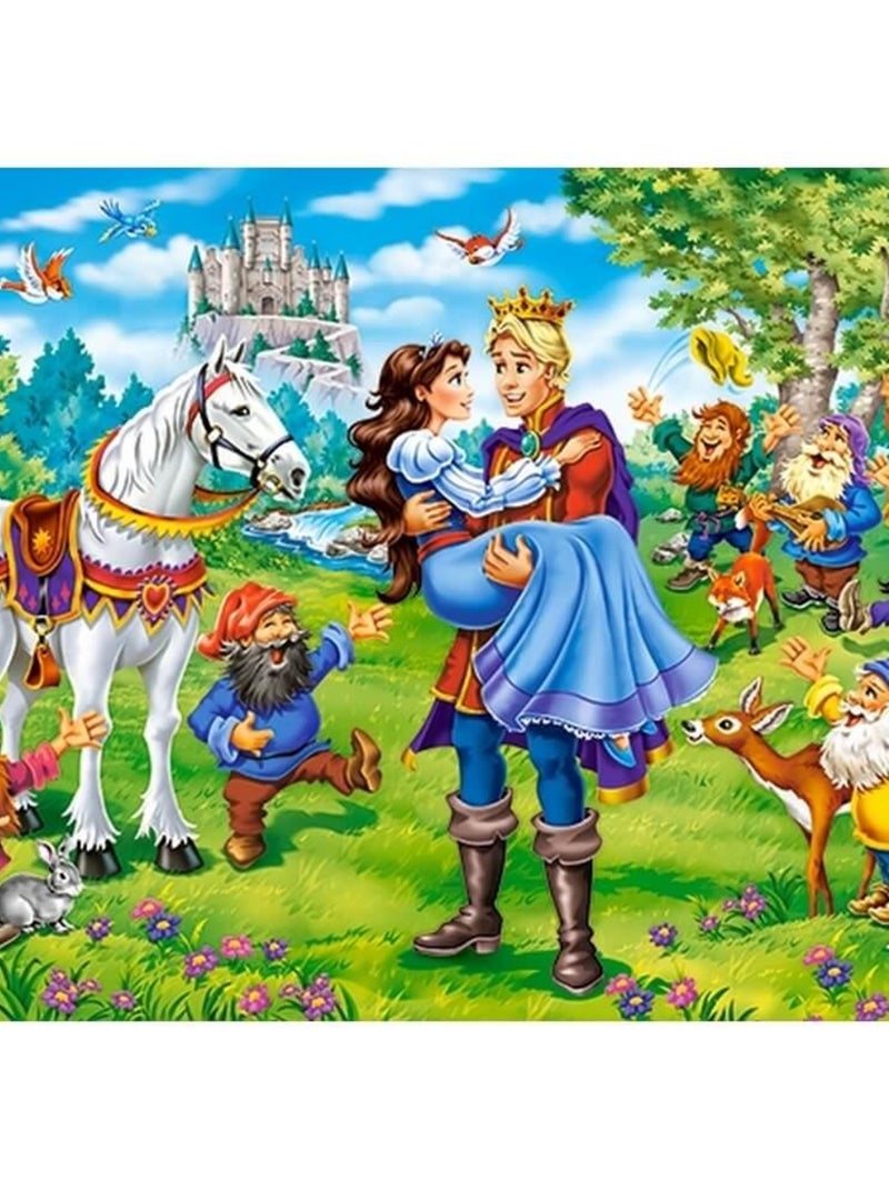 Puzzle 120 pièces : Blanche Neige - Fin heureuse N/A - Kiabi