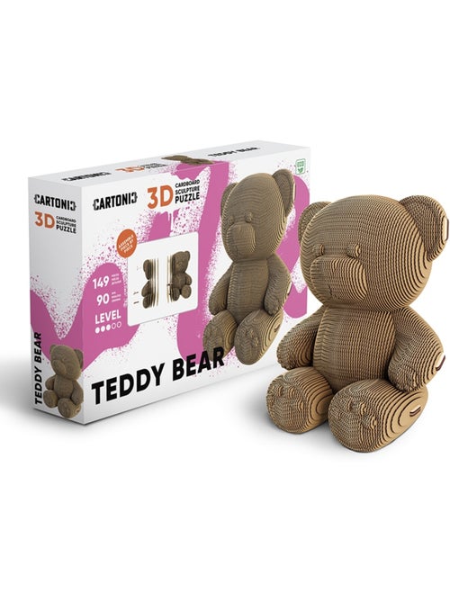 Puzzle 149 pièces 3d ours en peluche - Kiabi