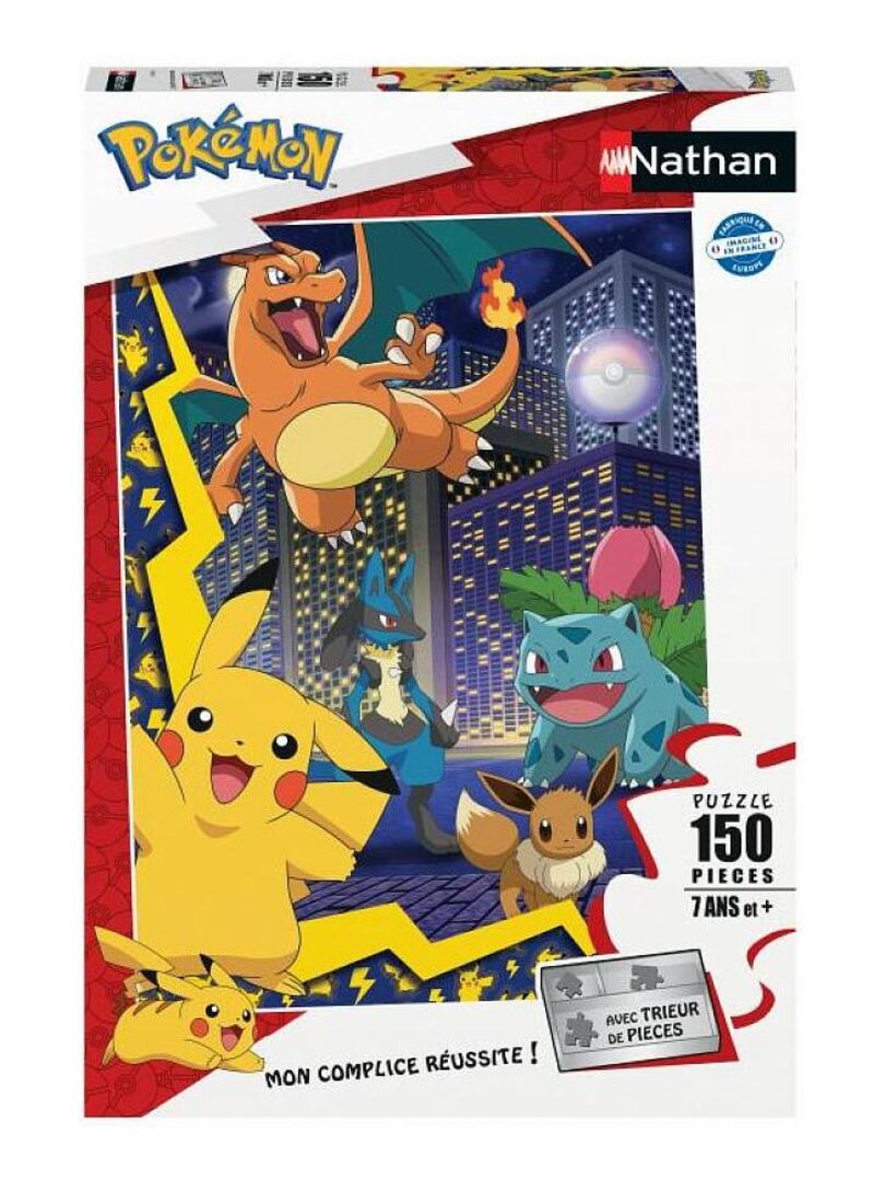 Puzzle 150 p - La ville des Pokemon N/A - Kiabi