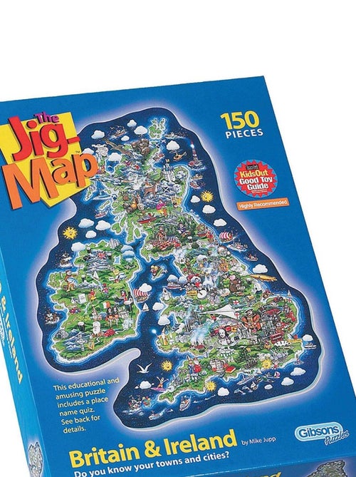 Puzzle 150 pièces extra larges - La Grande Bretagne et l'Irlande - Kiabi