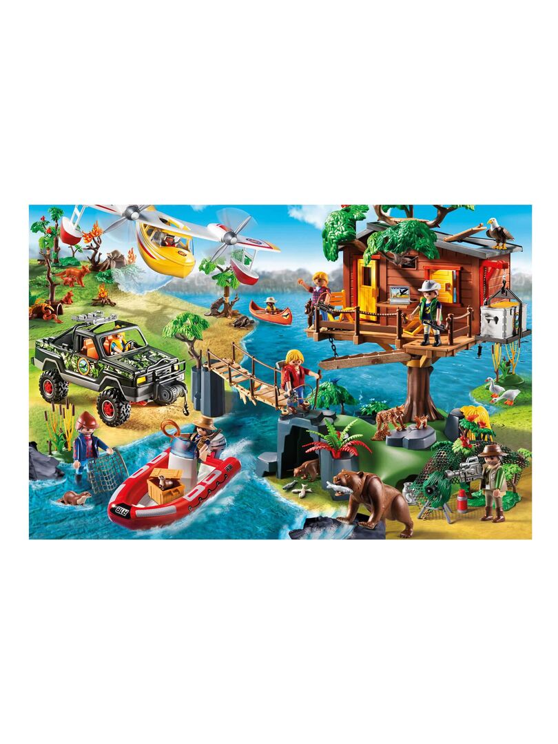 Puzzle 150 pièces : Playmobil : Cabane dans les Arbres - N/A - Kiabi -  18.97€