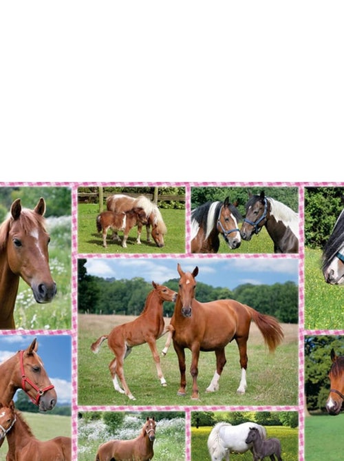 Puzzle 150 pièces : Rêve de chevaux - Kiabi