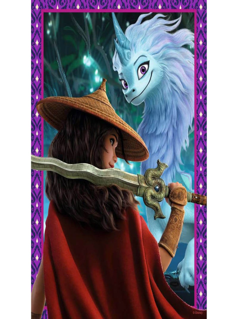 Puzzle 150 pièces XXL : Disney : Raya et le dernier dragon,  Les aventures de Raya et Sisu N/A - Kiabi