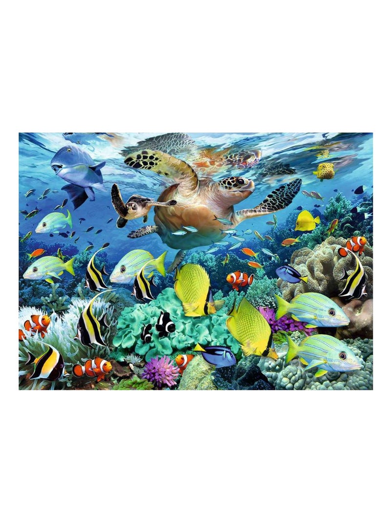 Puzzle 150 pièces XXL : Le paradis sous l'eau N/A - Kiabi