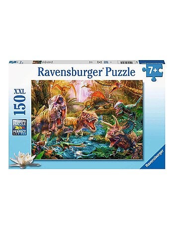 Puzzle 150 pièces XXL : Le rassemblement des dinosaures