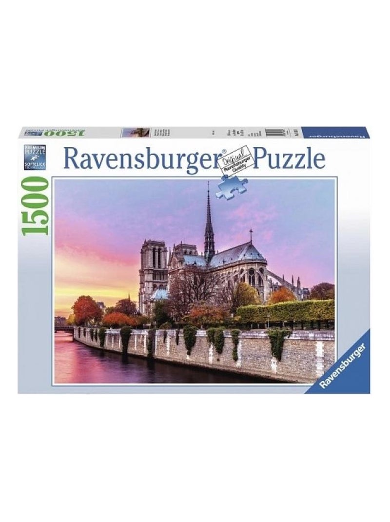 Puzzle 1500 Pièces Pittoresque Notre-dame  - Ravensburger N/A - Kiabi