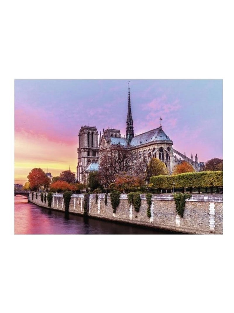 Puzzle 1500 Pièces : Pittoresque Notre-dame  - Ravensburger N/A - Kiabi