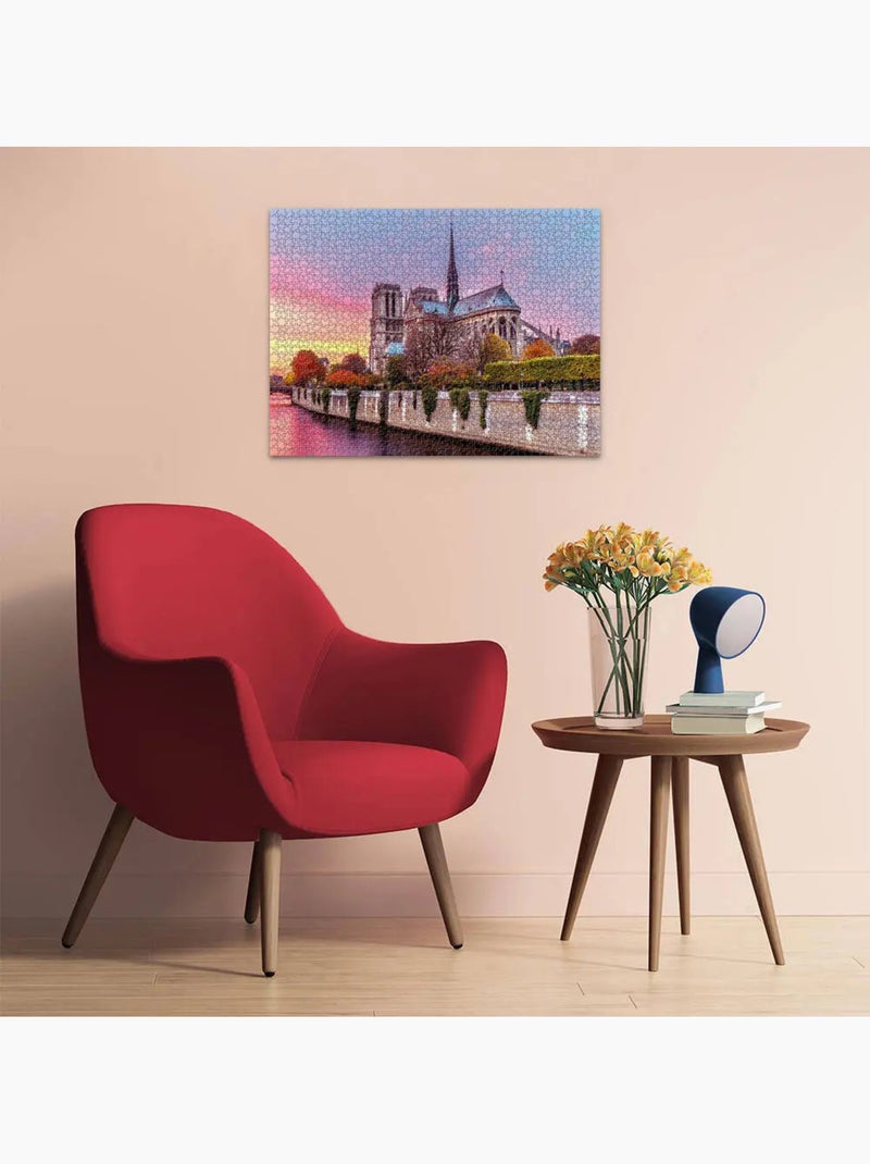 Puzzle 1500 Pièces : Pittoresque Notre-dame  - Ravensburger N/A - Kiabi