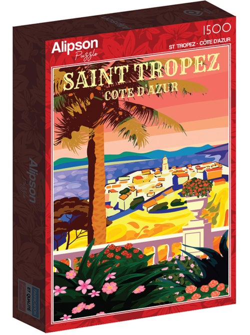 Puzzle 1500 Pièces Saint-Tropez - Fabriqué en France - Kiabi