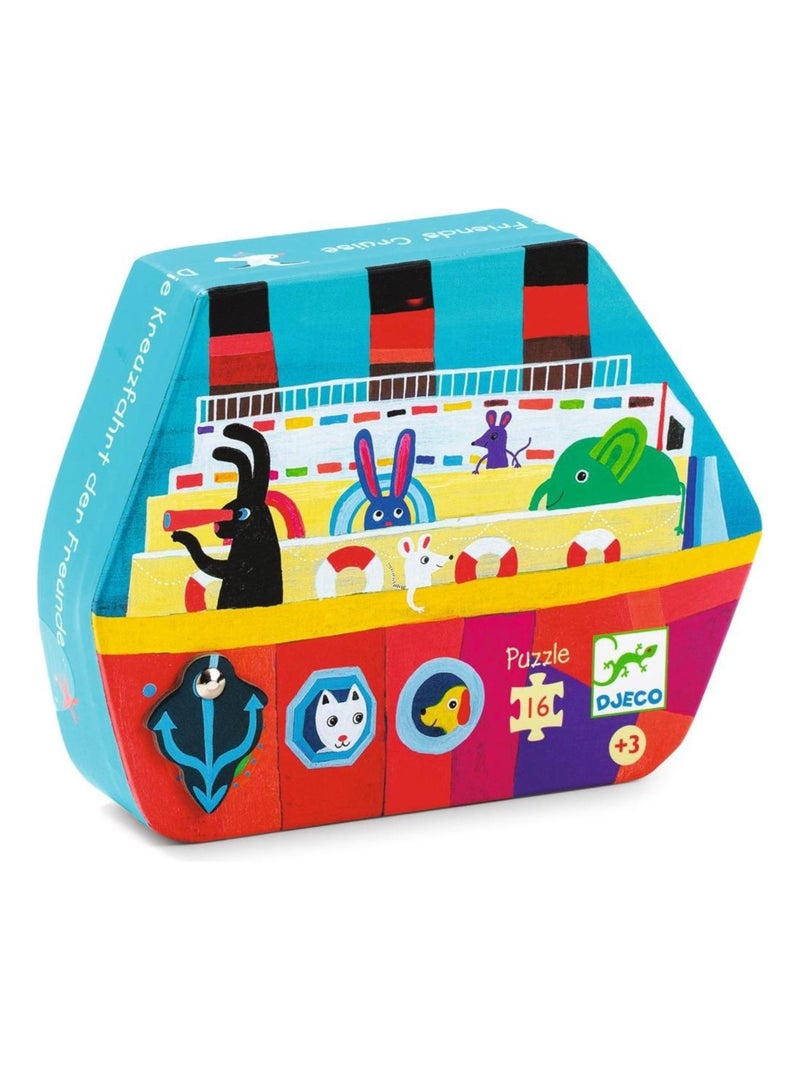 Puzzle 16 pièces La croisière des amis N/A - Kiabi